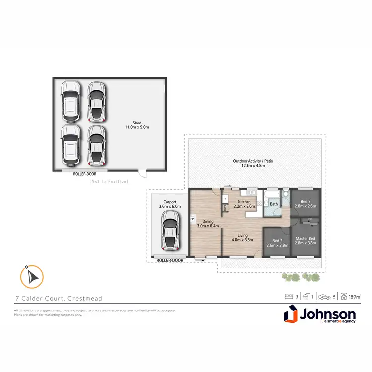 Floorplan of Homely house listing, 7 Calder Court, Crestmead QLD 4132