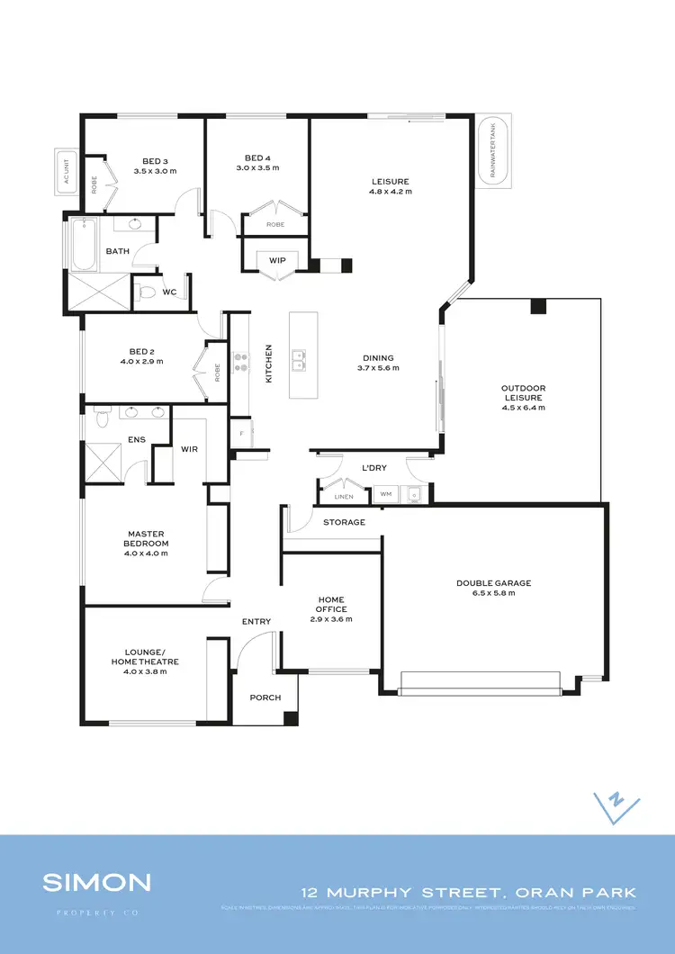 Floorplan of Homely house listing, 12 Murphy Street, Oran Park NSW 2570