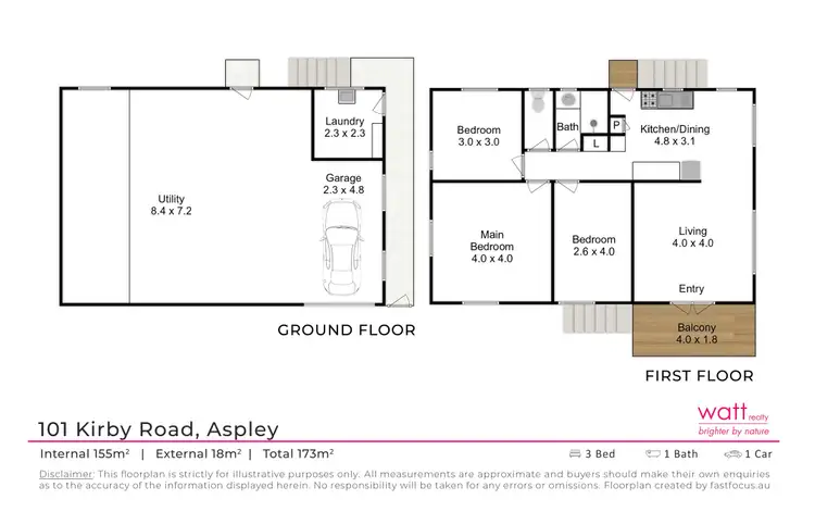 Floorplan of Homely house listing, 101 Kirby Road, Aspley QLD 4034