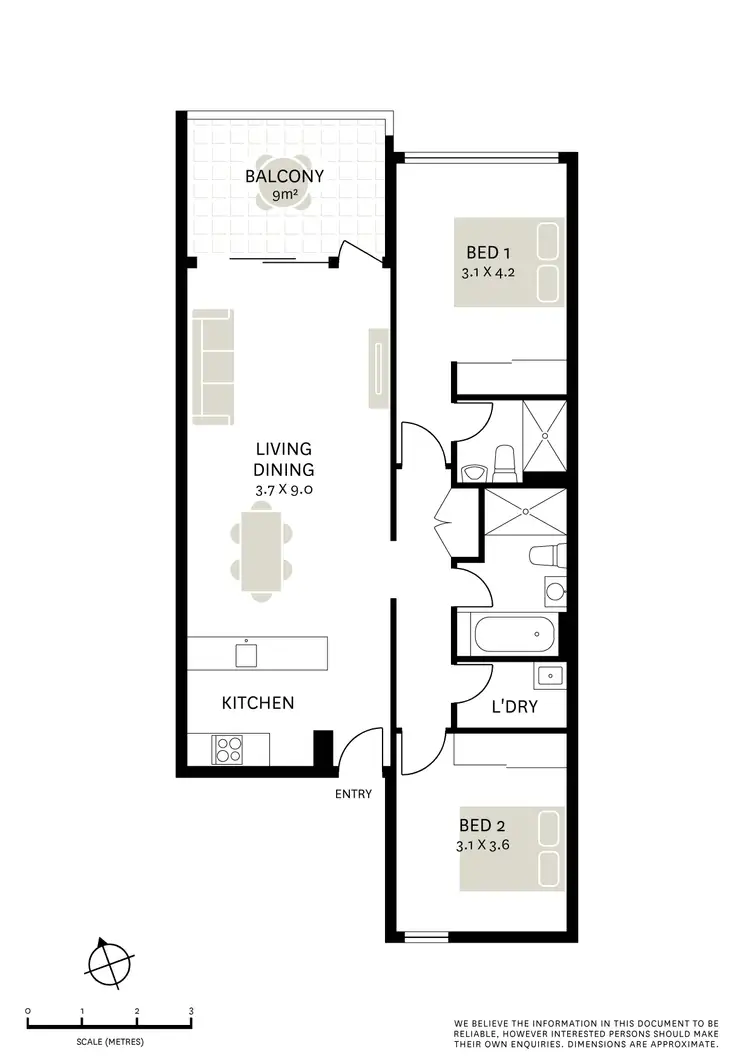 Floorplan of Homely apartment listing, 209/791-795 Botany Road, Rosebery NSW 2018