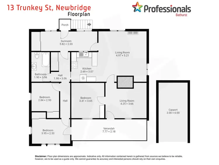 Floorplan of Homely house listing, 13 Trunkey Street, Newbridge NSW 2795