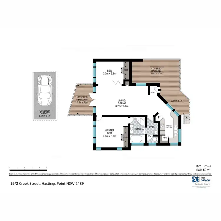 Floorplan of Homely unit listing, 19/2 Creek Street, Hastings Point NSW 2489