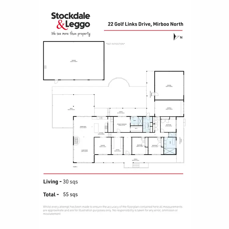 Floorplan of Homely rural property listing, 22 Golf Links Drive, Mirboo North VIC 3871