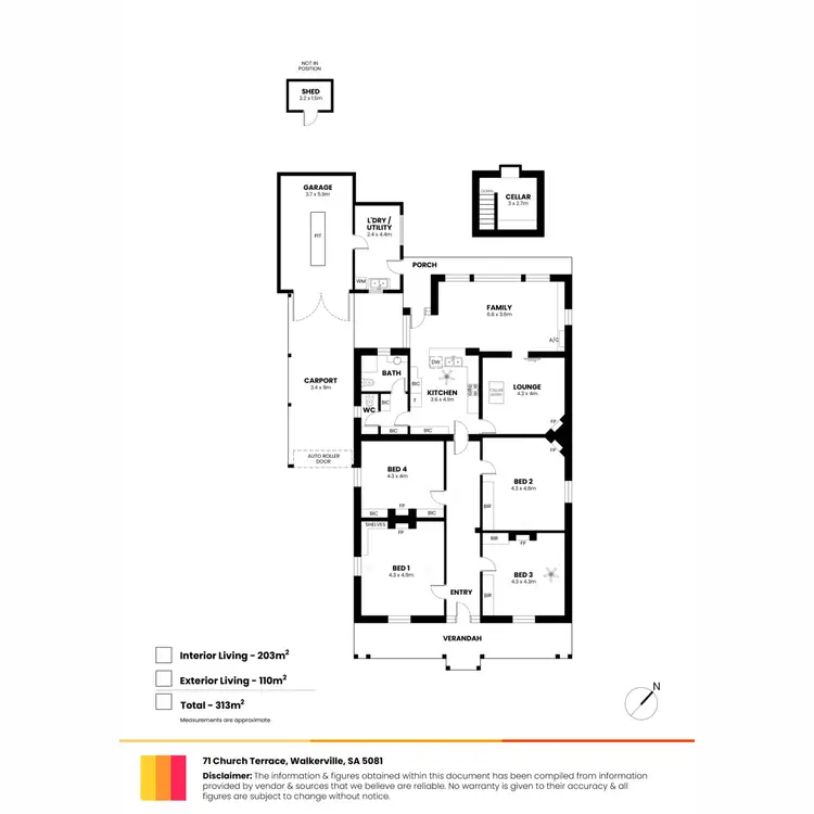 Floorplan of Homely house listing, 71 Church Terrace, Walkerville SA 5081