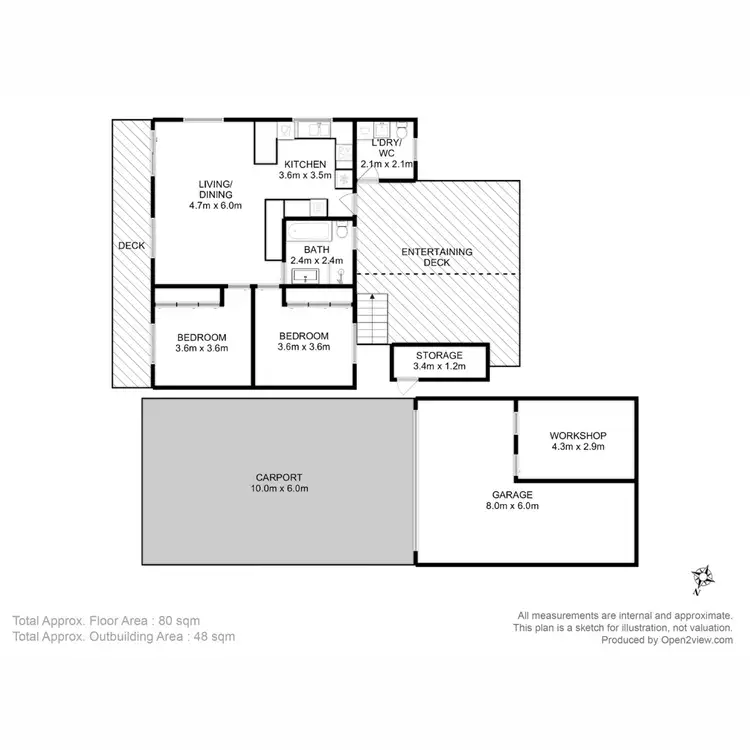 Floorplan of Homely house listing, 7 Tasman Highway, Swansea TAS 7190
