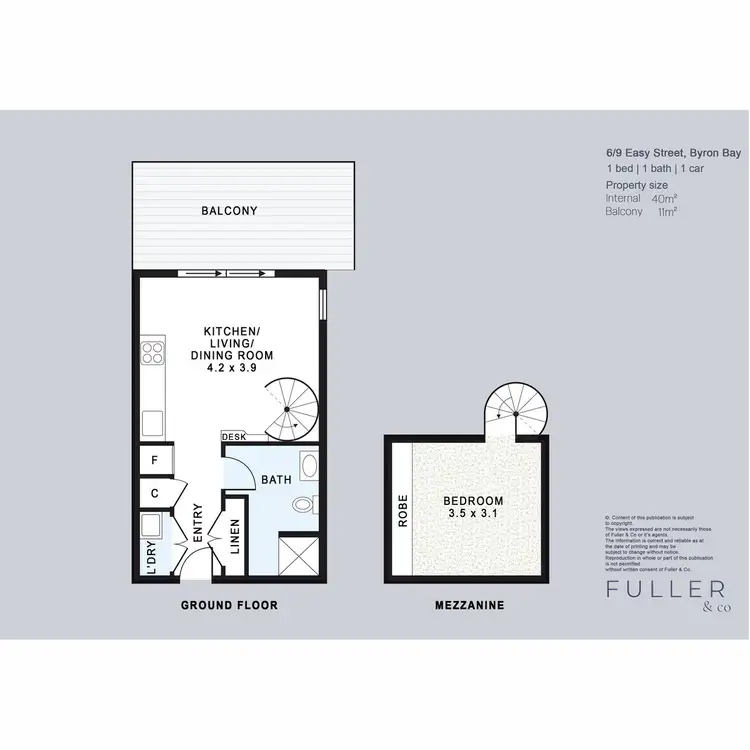 Floorplan of Homely apartment listing, 6/9 Easy Street, Byron Bay NSW 2481