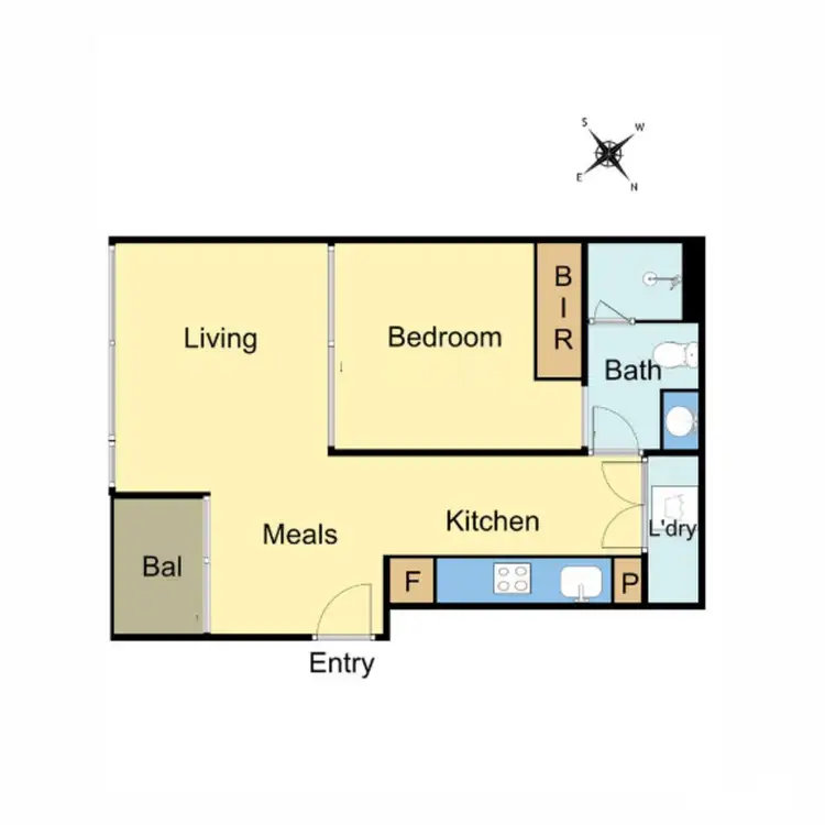 Floorplan of Homely apartment listing, 1513/120 A'Beckett Street, Melbourne VIC 3000