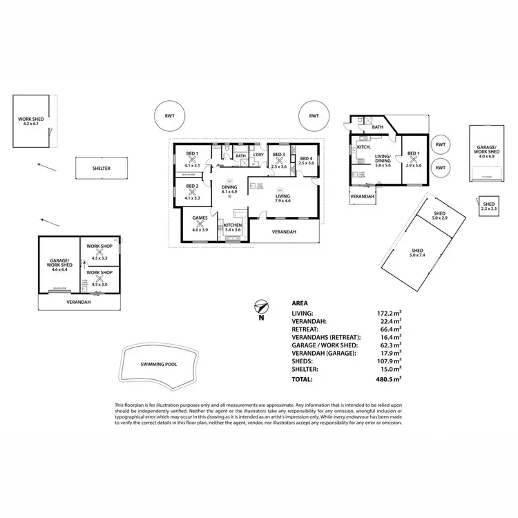 Floorplan of Homely rural property listing, 145 Kestel Road, Humbug Scrub SA 5114