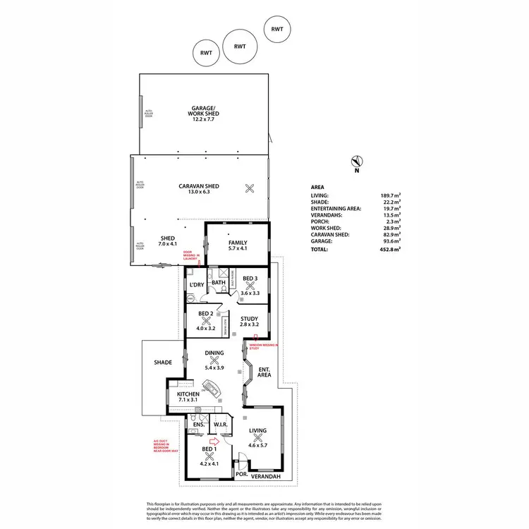 Floorplan of Homely house listing, 4108 Hunter Road, Nildottie SA 5238