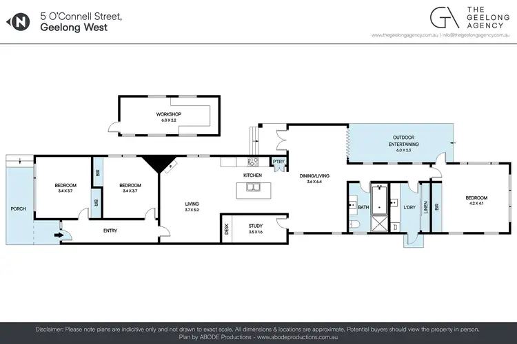 Floorplan of Homely house listing, 5 Oconnell Street, Geelong West VIC 3218