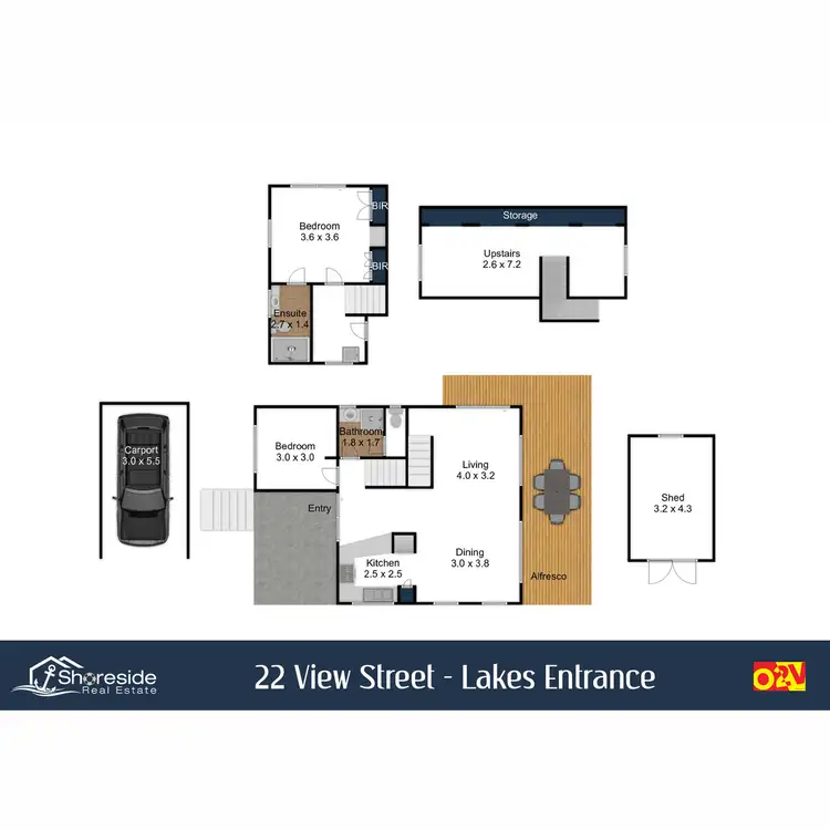 Floorplan of Homely house listing, 22 View Street, Lakes Entrance VIC 3909