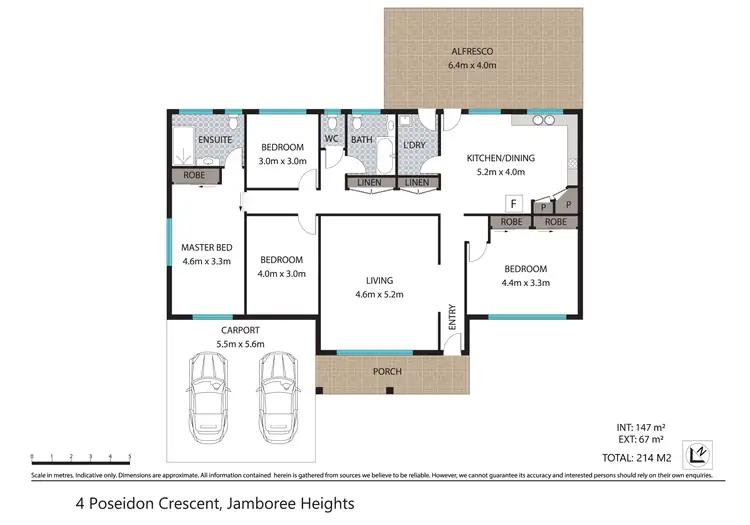 Floorplan of Homely house listing, 4 Poseidon Crescent, Jamboree Heights QLD 4074