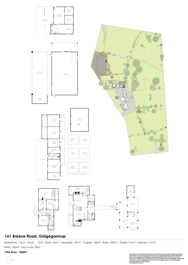 Floorplan of Homely rural property listing, 161 Breeze Road, Gidgegannup WA 6083