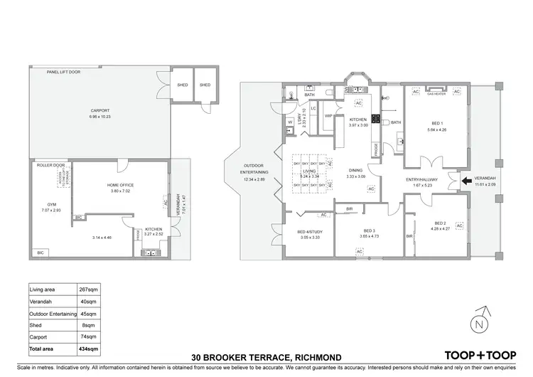 Floorplan of Homely house listing, 30 Brooker Terrace, Richmond SA 5033