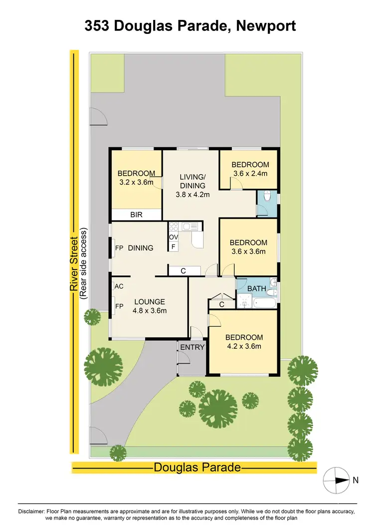 Floorplan of Homely house listing, 353 Douglas Parade, Newport VIC 3015