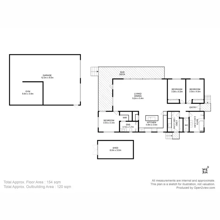 Floorplan of Homely house listing, 213 Hazards View Drive, Coles Bay TAS 7215