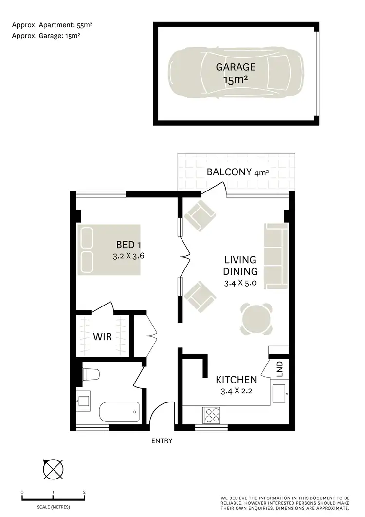 Floorplan of Homely apartment listing, 32/3 Wylde Street, Potts Point NSW 2011
