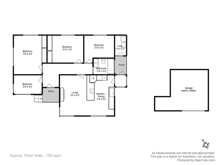 Floorplan of Homely house listing, 90 Karoola Road, Lindisfarne TAS 7015