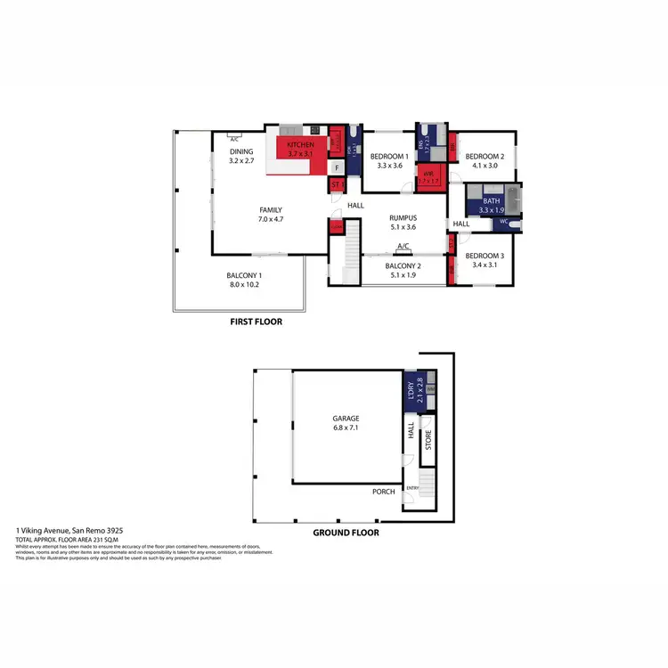 Floorplan of Homely house listing, 1 Viking Avenue, San Remo VIC 3925
