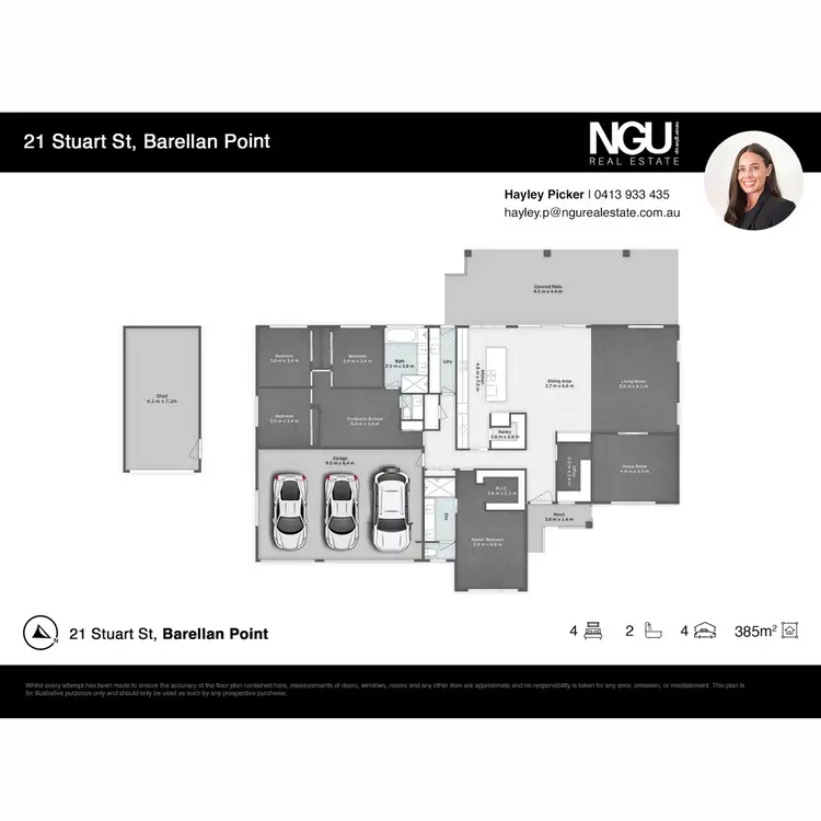 Floorplan of Homely house listing, 21 Stuart Street, Barellan Point QLD 4306