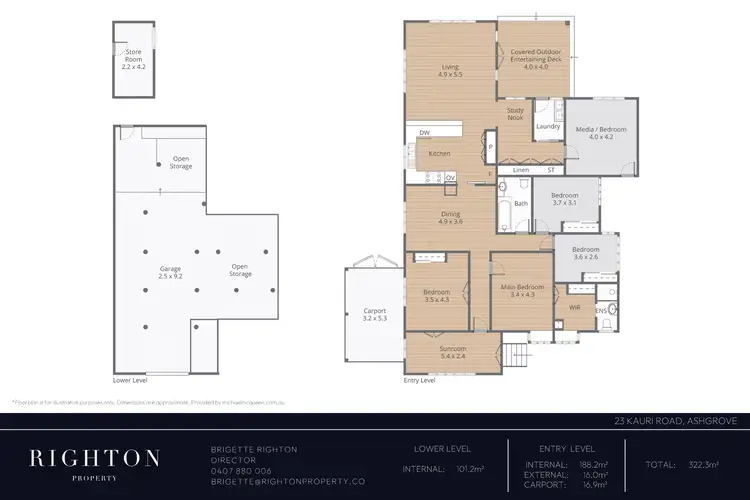 Floorplan of Homely house listing, 23 Kauri Road, Ashgrove QLD 4060
