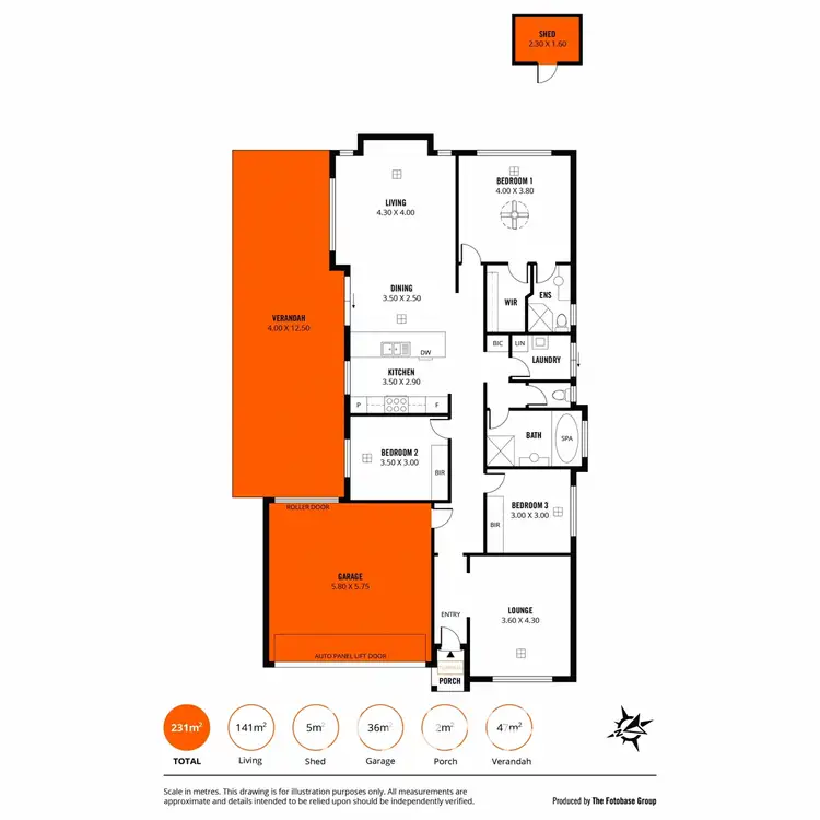 Floorplan of Homely house listing, 3 Mapleton Court, Kilburn SA 5084