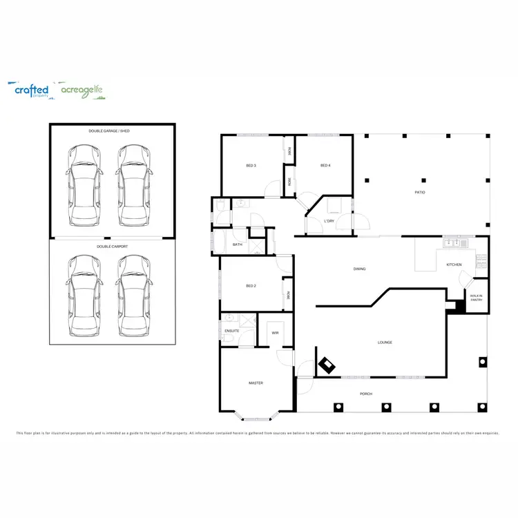 Floorplan of Homely rural property listing, 13 Springboard Crescent, New Beith QLD 4124