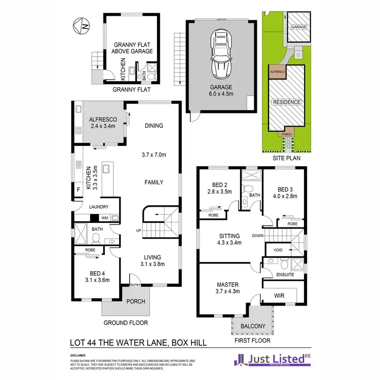 Floorplan of Homely house listing, 66 The Water Lane, Box Hill NSW 2765