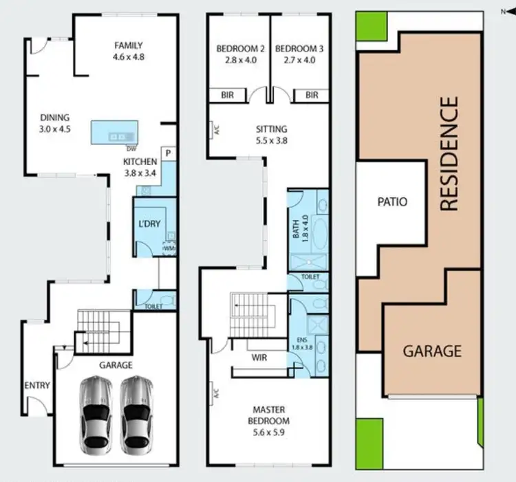 Floorplan of Homely house listing, 117b Duke Street, Scarborough WA 6019