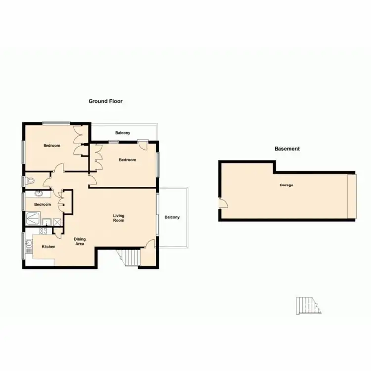 Floorplan of Homely unit listing, 1/368 Zillmere Road, Zillmere QLD 4034