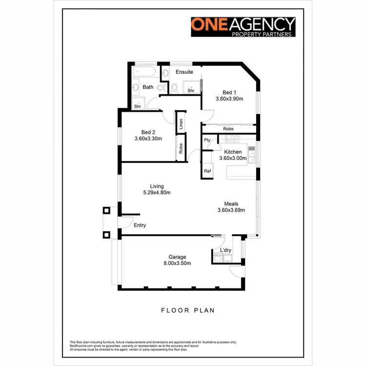 Floorplan of Homely house listing, 12A Thornbill Drive, Werribee VIC 3030