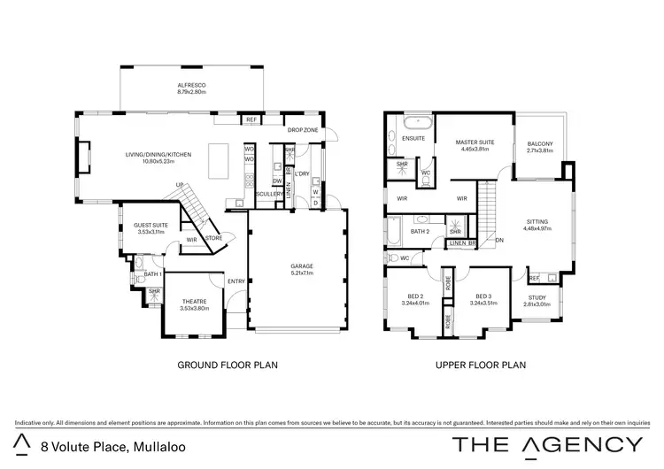 Floorplan of Homely house listing, 8 Volute Place, Mullaloo WA 6027
