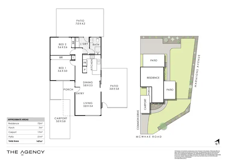 Floorplan of Homely house listing, 15B Mcwhae Road, Hillarys WA 6025