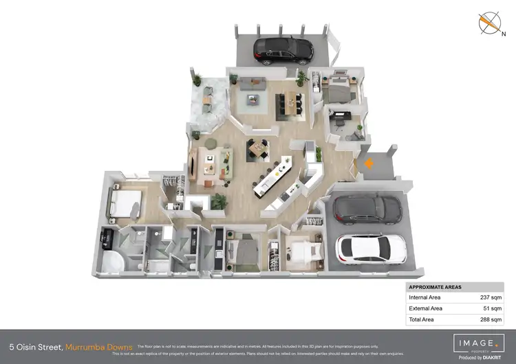 Floorplan of Homely house listing, 15 Oisin Street, Murrumba Downs QLD 4503