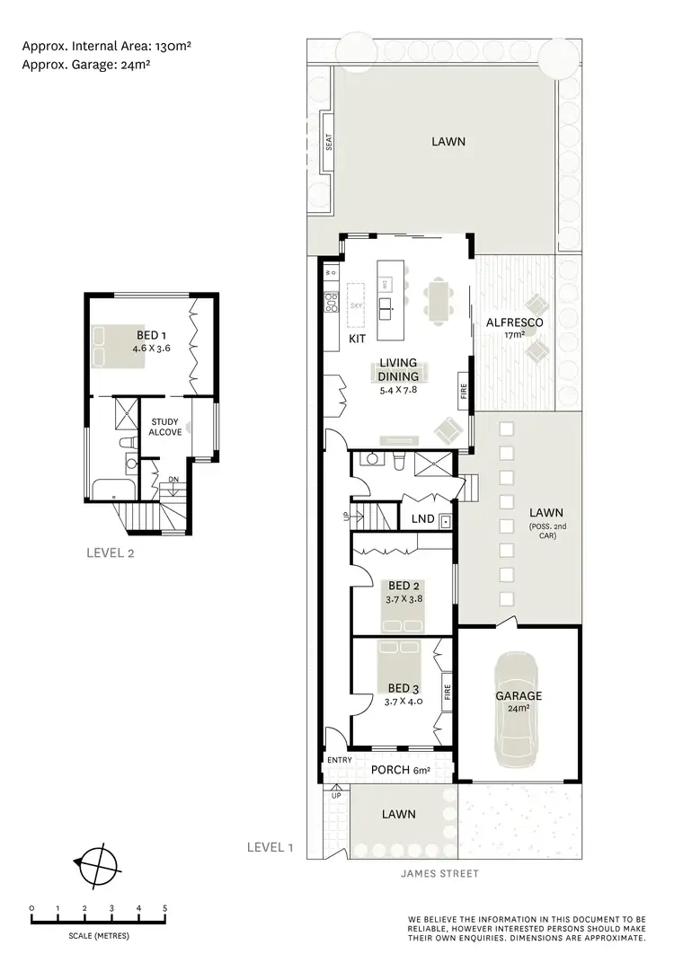 Floorplan of Homely house listing, 129 James Street, Lilyfield NSW 2040