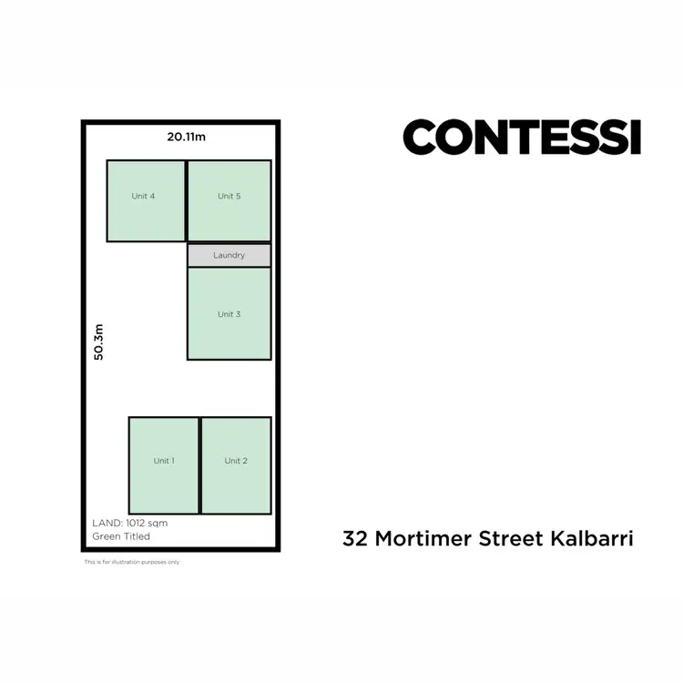 Floorplan of Homely block of units listing, 32 Mortimer Street, Kalbarri WA 6536