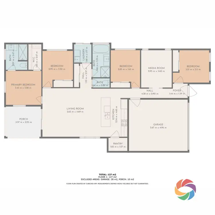 Floorplan of Homely house listing, 23 Tulipwood Circuit, Boyne Island QLD 4680