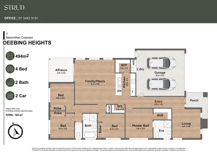 Floorplan of Homely house listing, 7 Maximillian Crescent, Deebing Heights QLD 4306