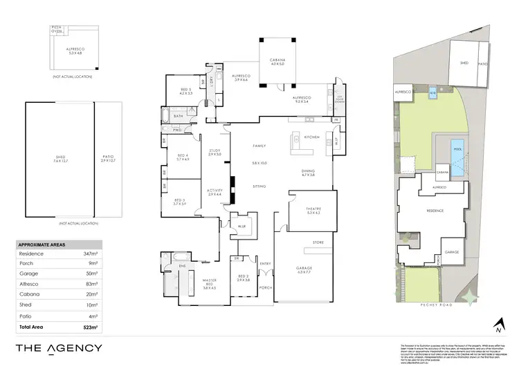 Floorplan of Homely house listing, 379 Pechey Road, Jane Brook WA 6056