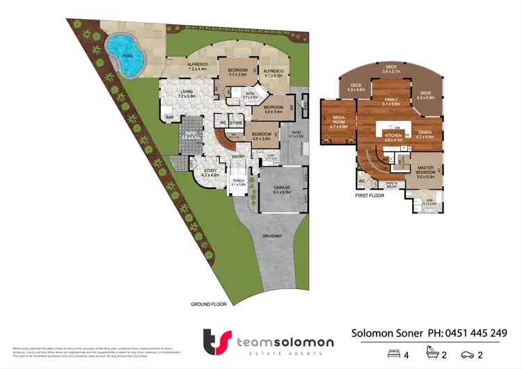 Floorplan of Homely house listing, 13 Watervale Drive, Redland Bay QLD 4165