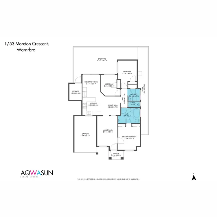 Floorplan of Homely unit listing, 1/53 Moreton Crescent, Warnbro WA 6169