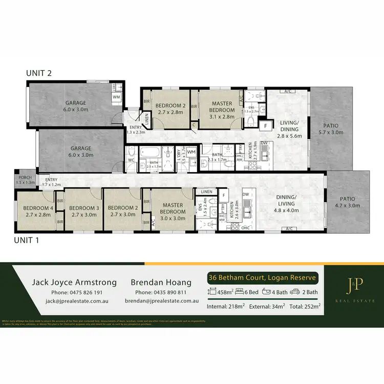Floorplan of Homely semi-detached listing, 36 Beetham Court, Logan Reserve QLD 4133
