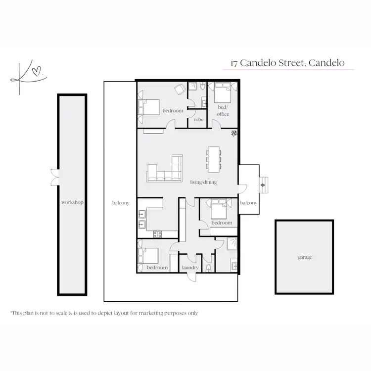 Floorplan of Homely house listing, 17 Candelo Street, Candelo NSW 2550