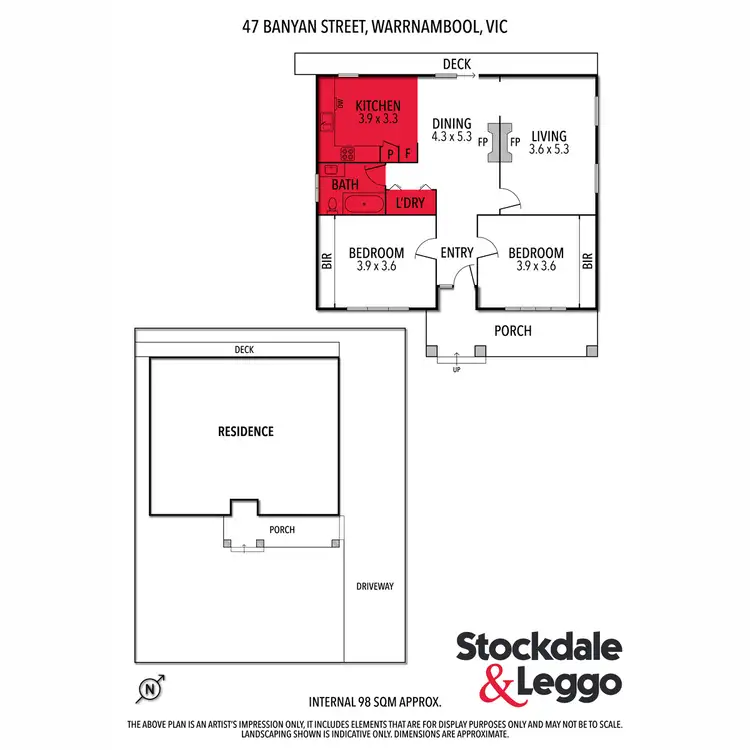 Floorplan of Homely house listing, 47 Banyan Street, Warrnambool VIC 3280