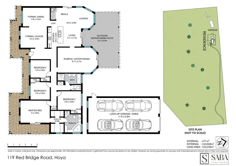 Floorplan of Homely house listing, 119 Red Bridge Road, Hoya QLD 4310