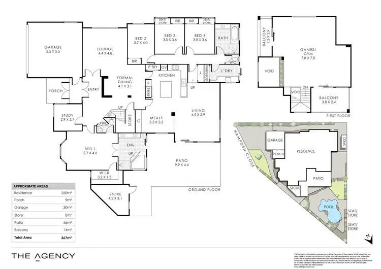Floorplan of Homely house listing, 10 Hampden Close, Dianella WA 6059
