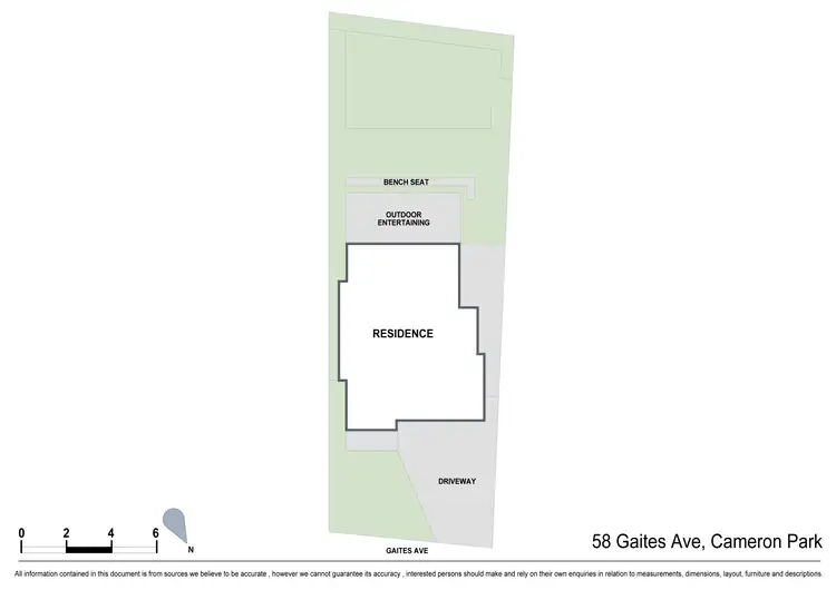 Floorplan of Homely house listing, 58 Gaites Drive, Cameron Park NSW 2285