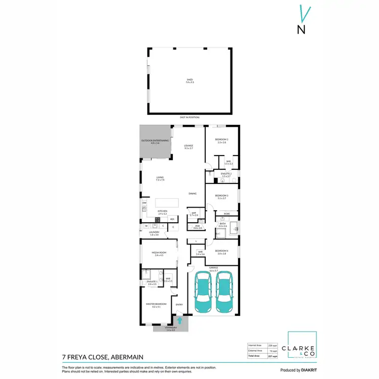 Floorplan of Homely house listing, 7 Freya Close, Abermain NSW 2326