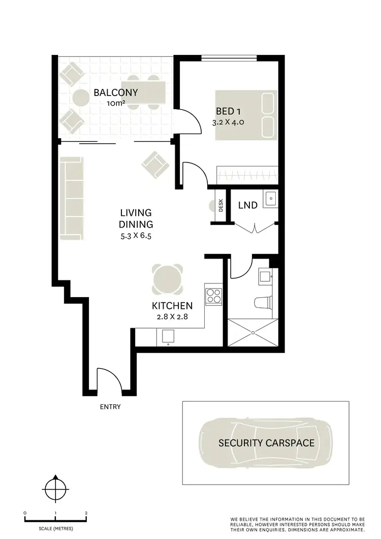 Floorplan of Homely apartment listing, 23/52-60 Renwick Street (Access via Wells Street), Redfern NSW 2016