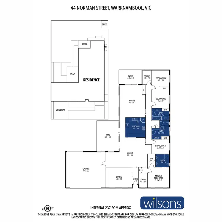 Floorplan of Homely house listing, 44 Norman Street, Warrnambool VIC 3280